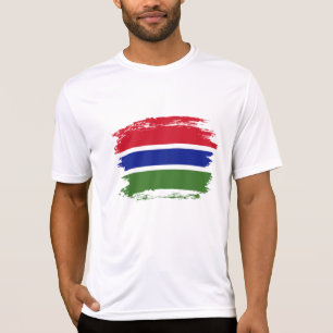 Gambiaanse vlag t-shirt