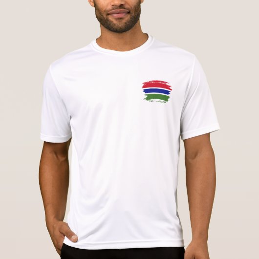 Gambiaanse vlag t-shirt (Voorkant)