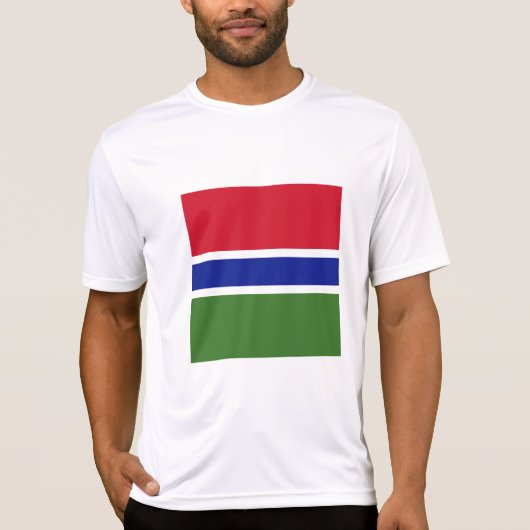 Gambiaanse vlag t-shirt (Voorkant)