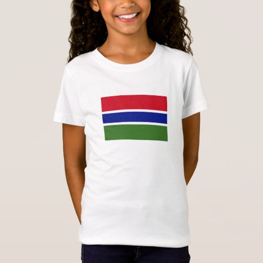 Gambiaanse vlag t-shirt (Voorkant)