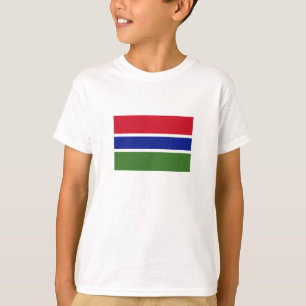 Gambiaanse vlag t-shirt