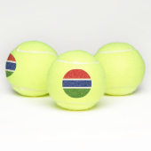 Gambiaanse vlag tennisballen (Multi)