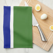 Gambiaanse vlag theedoek (Quarter Fold)