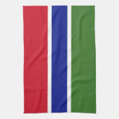 Gambiaanse vlag theedoek (Verticaal)
