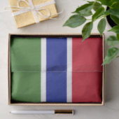 Gambiaanse vlag tissuepapier (Geschenk)