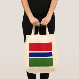 Gambiaanse vlag tote bag