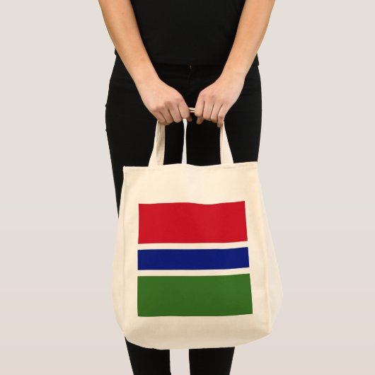Gambiaanse vlag tote bag (Voorkant (product))