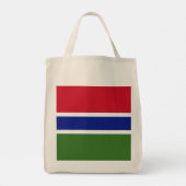 Gambiaanse vlag tote bag (Achterkant)
