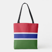 Gambiaanse vlag tote bag (Achterkant)
