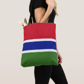 Gambiaanse vlag tote bag (Dichtbij)
