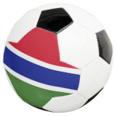 Gambiaanse vlag voetbal (Drie kwart)