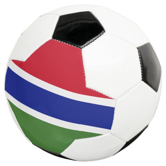 Gambiaanse vlag voetbal (Drie kwart)