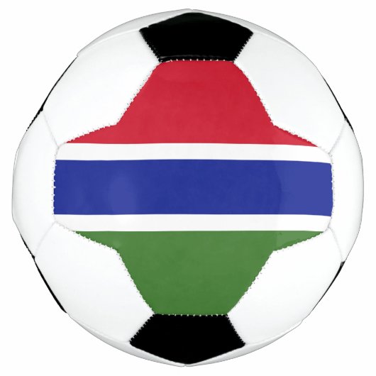 Gambiaanse vlag voetbal (Voorkant)
