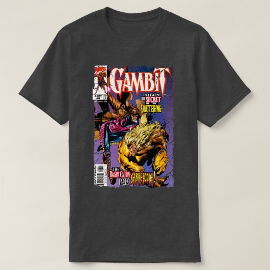 Gambit Vs Sabretooth T-shirt (Design voorkant)