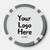 GAMBLER (Bakuto) Japans Kanji Poker Chips (Achterkant)