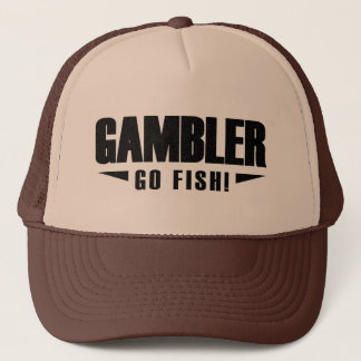 Gambler Black Logo Trucker Hat Pet