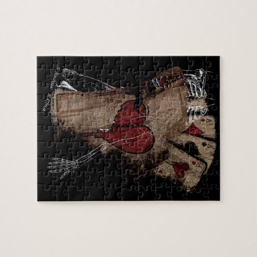Gambler Death Card Legpuzzel (Horizontaal)