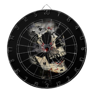 Gambler Death Skull Dartbord