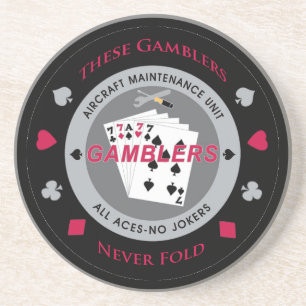 Gambler-Onderzetter-met-sockets Zandsteen Onderzetter