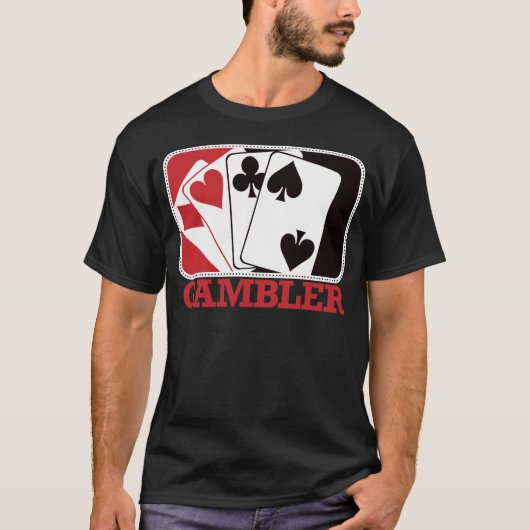 Gambler - Rood T-shirt (Voorkant)