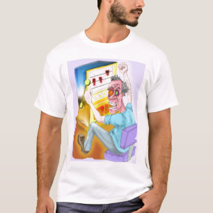Gambler schoppen en schitteren t-shirt
