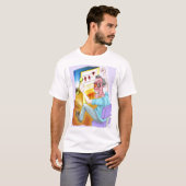 Gambler schoppen en schitteren t-shirt (Voorkant volledig)