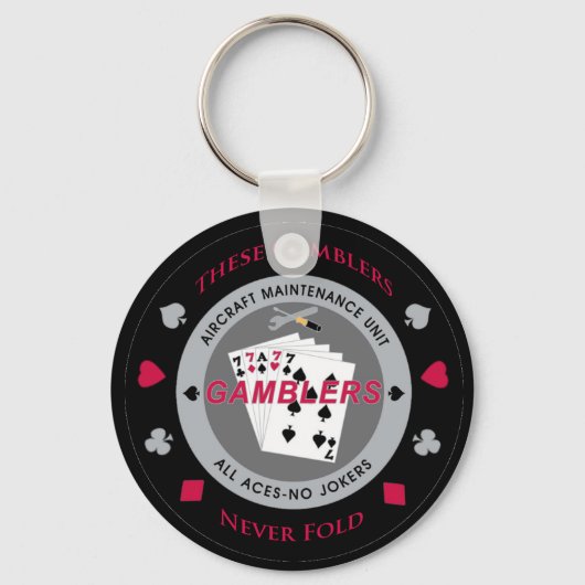 Gambler Sleutelhanger met sokken (Voorkant)