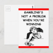 GAMBLEREN BRIEFKAART (Voorkant / Achterkant)