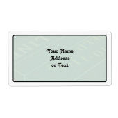 Gamblers Craps Table Afbeelding Etiket (Voorkant)