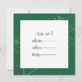 Gamblers Craps Table Afbeelding Kaart (Achterkant)