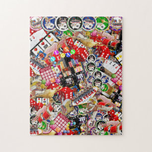 Gamblers Delight - Las Vegas Icons Collage Legpuzzel