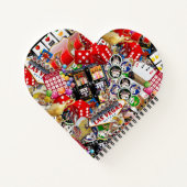 Gamblers Delight - Las Vegas Icons Collage Notitieboek (Achterkant)