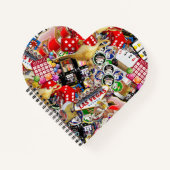Gamblers Delight - Las Vegas Icons Collage Notitieboek (Voorkant)