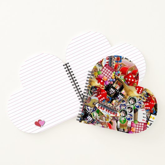 Gamblers Delight - Las Vegas Icons Collage Notitieboek (Binnen)
