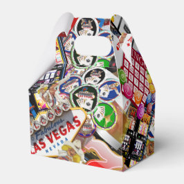 Gamblers Delight - Las Vegas Pictogrammen Achtergr Bedankdoosjes