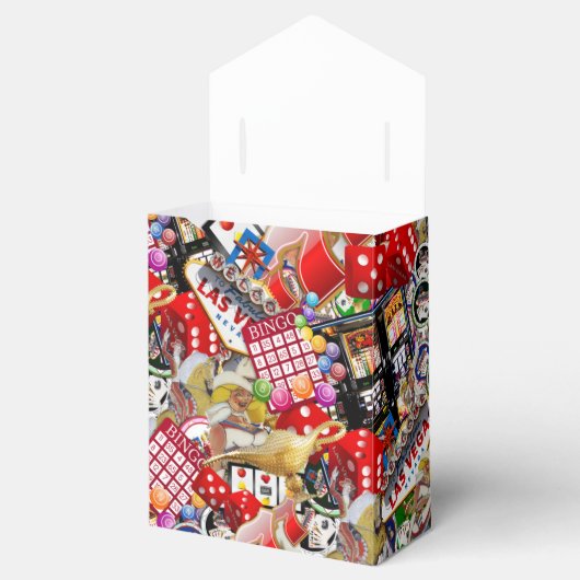 Gamblers Delight - Las Vegas pictogrammen Bedankdoosjes (Geopend)