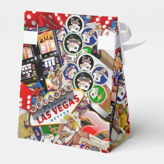 Gamblers Delight - Las Vegas pictogrammen Bedankdoosjes (Achterkant)