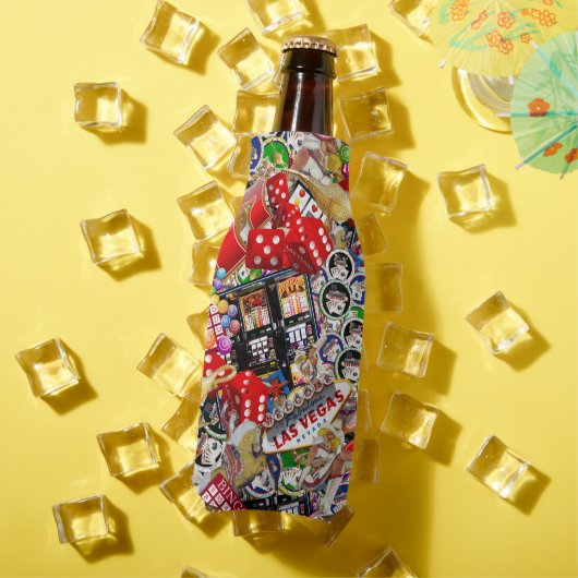 Gamblers Delight - Las Vegas pictogrammen Flesjeskoeler (Insitu Zomer)