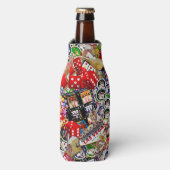 Gamblers Delight - Las Vegas pictogrammen Flesjeskoeler (Fles Voorkant)