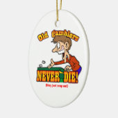 Gamblers Keramisch Ornament (Links)