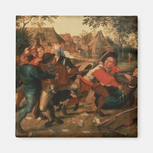 Gamblers Quarreling Magneet (Voorkant)