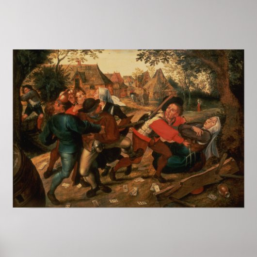 Gamblers Quarreling Poster (Voorkant)