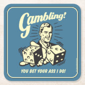 Gambling: Bet je AS dat ik doe Kartonnen Onderzetters (Voorkant)