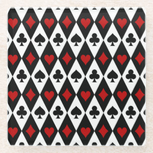 Gambling Blackjack Card Player Casino Las Vegas Glazen Onderzetter