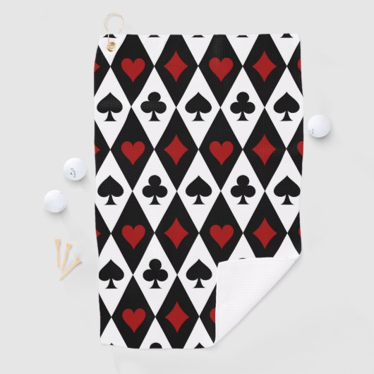 Gambling Blackjack Card Player Casino Las Vegas Golfhanddoek (Insitu)