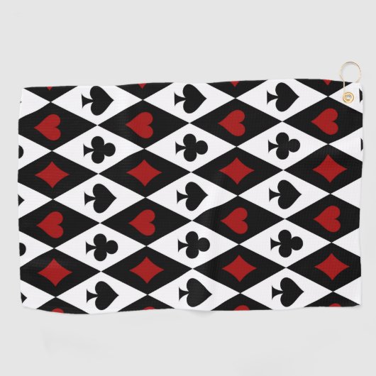 Gambling Blackjack Card Player Casino Las Vegas Golfhanddoek (Horizontaal)