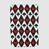 Gambling Blackjack Card Player Casino Las Vegas Golfhanddoek (Voorkant)