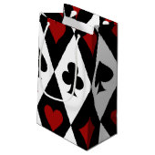 Gambling Blackjack Card Player Casino Las Vegas Klein Cadeauzakje (Achterkant Gekanteld)