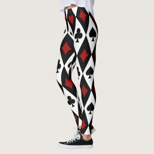 Gambling Blackjack Card Player Casino Las Vegas Leggings (Links)