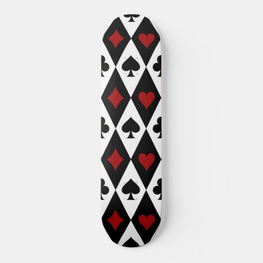 Gambling Blackjack Card Player Casino Las Vegas Persoonlijk Skateboard (Voorkant)